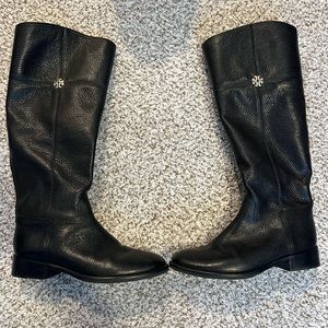 Tory Burch Leather Knee High Boots - Size 7.5